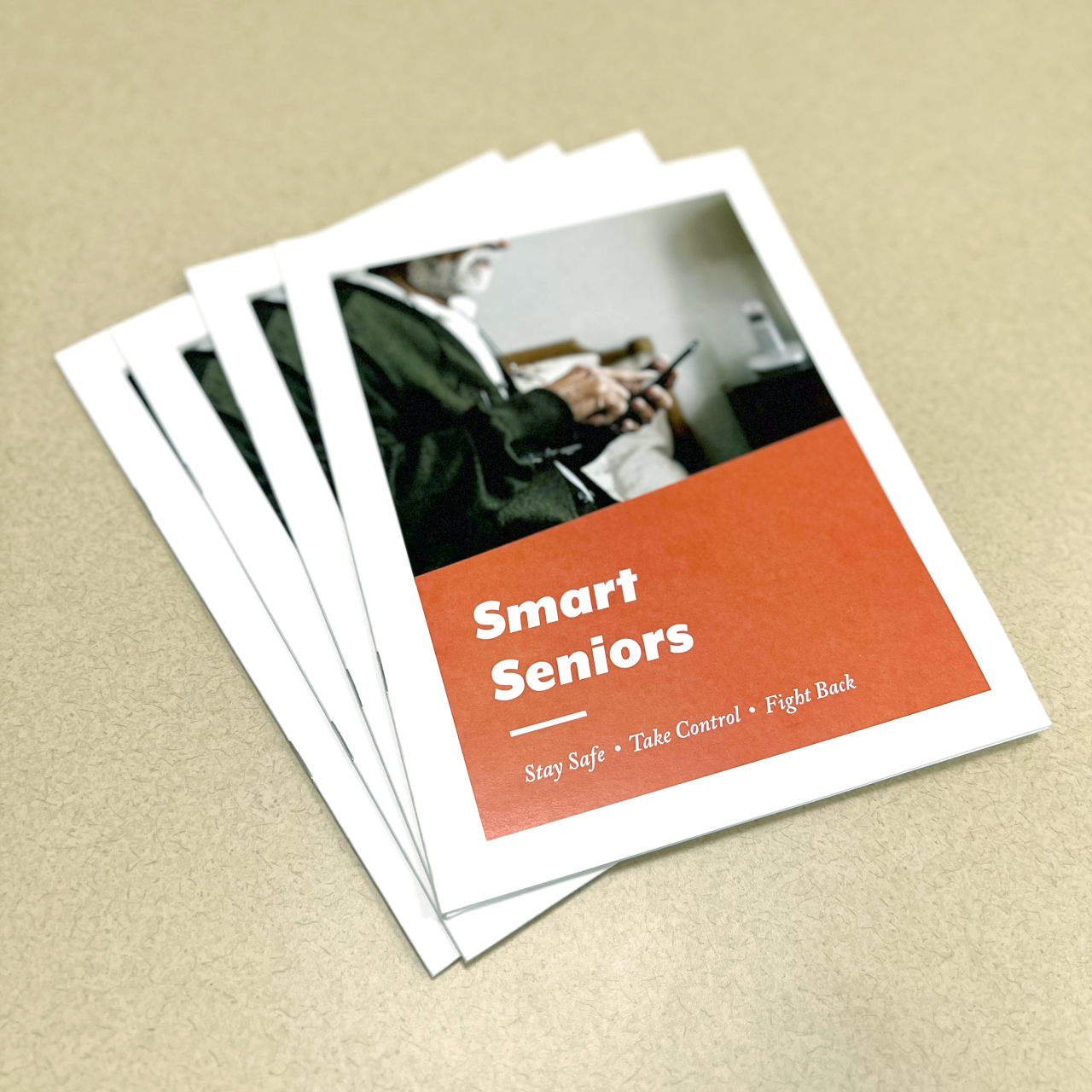stack of smart seniors booklets