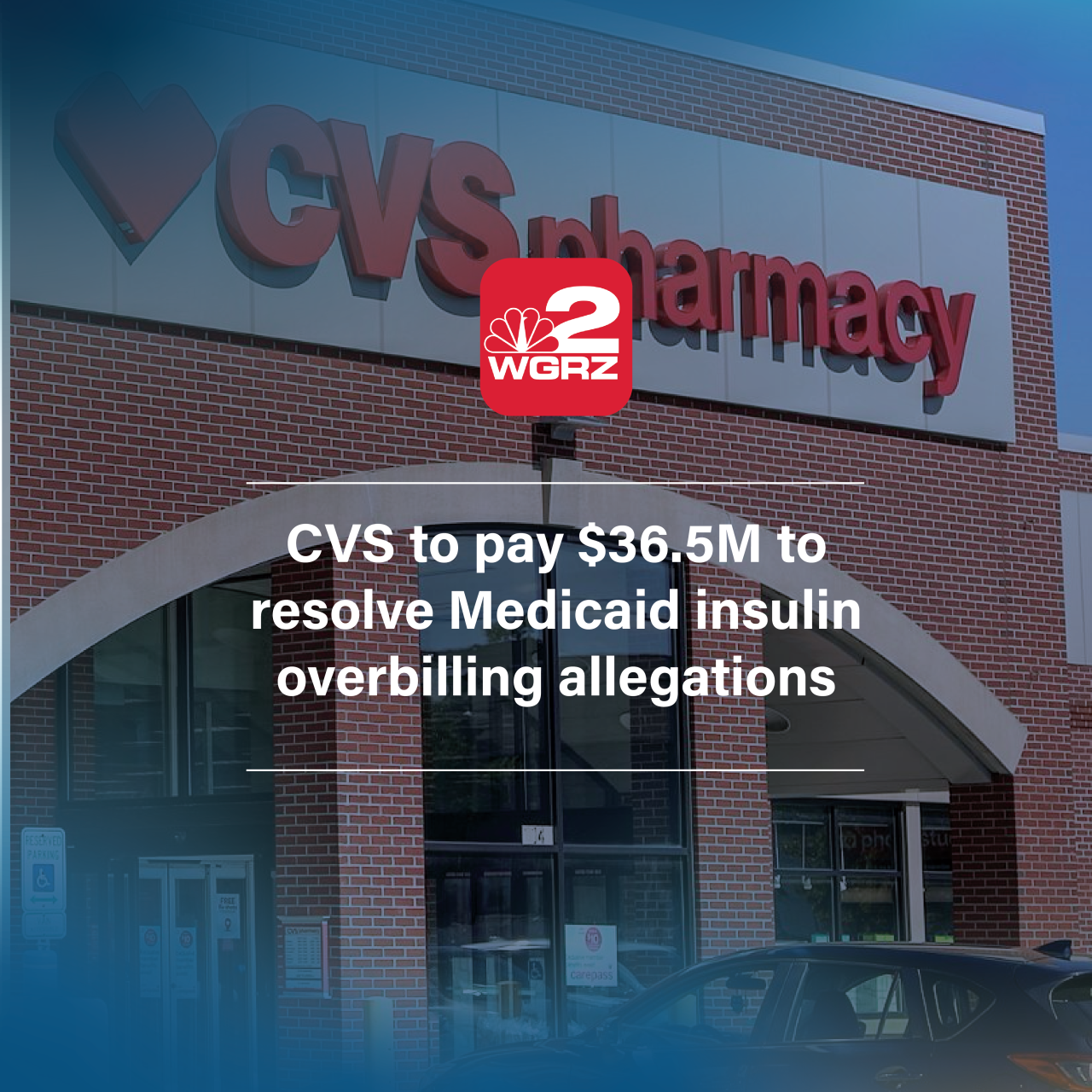 WGRZ: CVS to pay $36.5M to resolve Medicaid insulin overbilling allegations